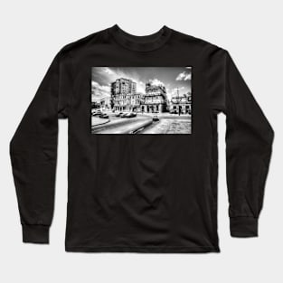 Havana Black And White Long Sleeve T-Shirt